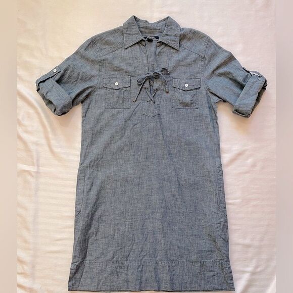 Tommy Bahama Denim Jean shift dress size Medium, like new!‎ - Picture 2 of 15